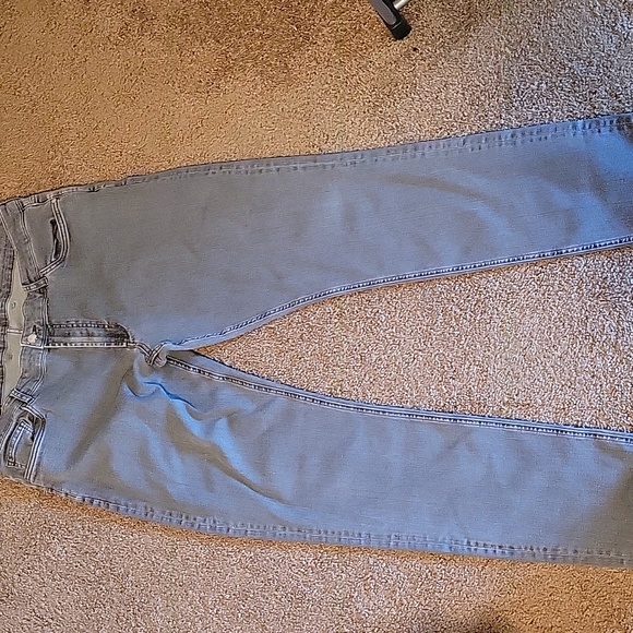 Peter Millar Pants Mens 40x34 Gray Straight Fit 5 Pocket Jeans - Picture 2 of 8